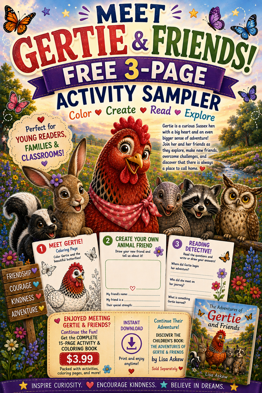 Gertie & Friends Activity Book